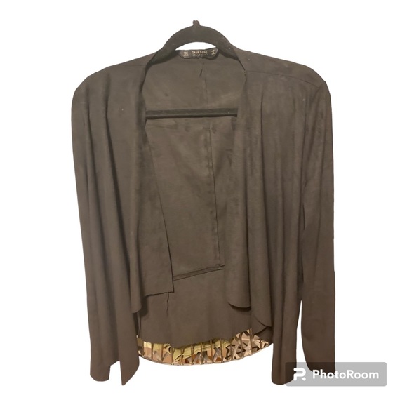 Zara basic velvet jacket - Picture 1 of 3
